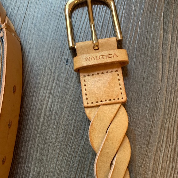 Nautical leather belt - Picture 2 of 7